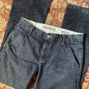 Y2K Low Rise, Dark Blue Jeans
